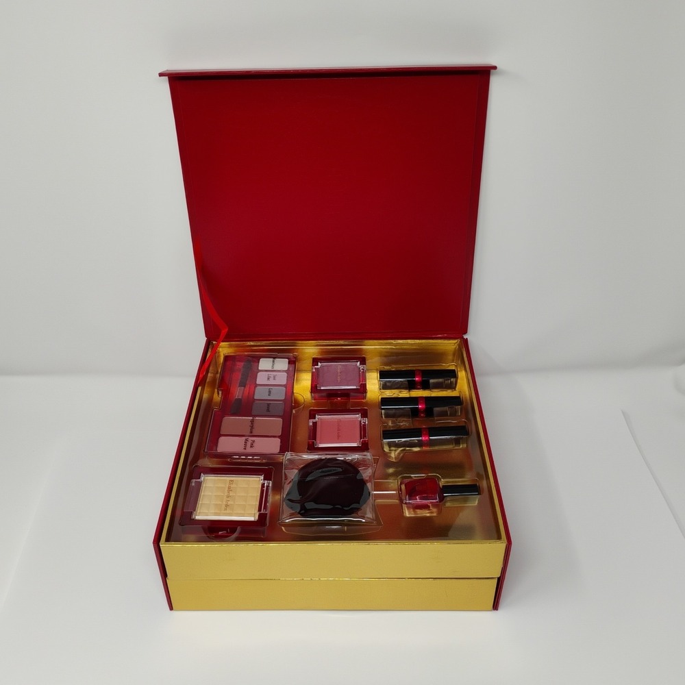 Elizabeth Arden Makeup Set Exceptional Lipstick Gloss Eyeshadow Palette Pencil